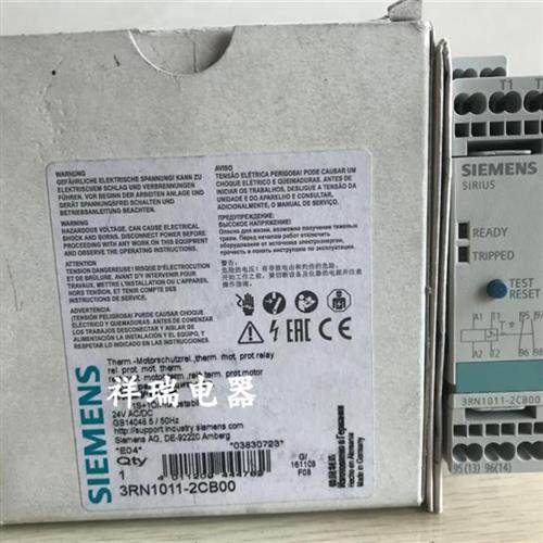 全新原装热敏电阻保护继电器3RN1011-2CB00