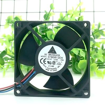 原装 EFB0812EH-BR00 8025 12V 0.42A 8CM停转报警变频器风扇