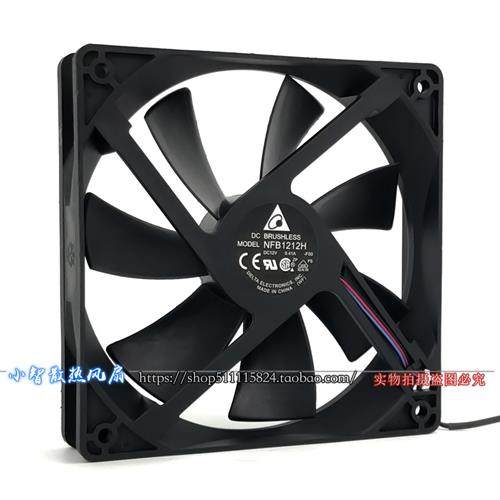 原装12CM 12V大风量机箱散热风扇12025 NFB1212H 0.41A双滚珠