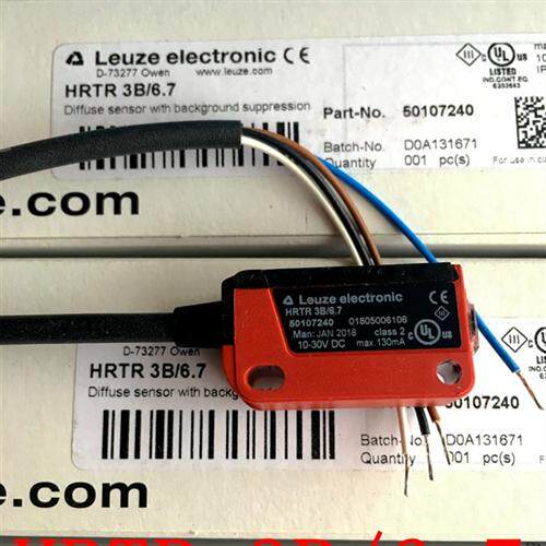全新原装德国劳易测Leuze光电开关HRTR 3B/6.7 HT23/2 HT5.1/2