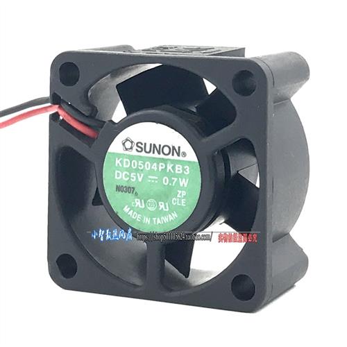 SUNON建准4CM4020 5V 0.7W超静音机箱电源盒散热小风扇KD0504PKB3