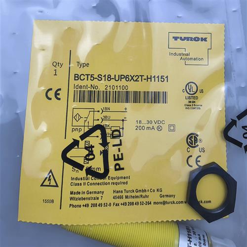 电容试接近开关BCT5-S18-UP6X2T-H1151传感