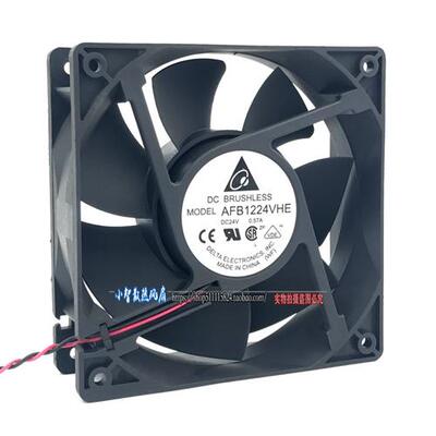 原装 AFB1224VHE 24V 0.57A 12cm 12038大风量变频器散热风扇