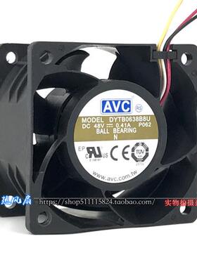 原装 48V 0.41A 6CM 6038 4线PWM调速风机散热风扇DYTB0638B8U