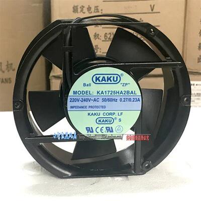 全新台湾风扇KA1725HA2SAT/SAL/BAT/BAL 220V 17251