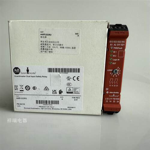 原装罗克韦尔安全继电器440R-D22R2 GSR DI议价