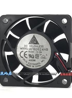 24V 0.12A 6cm 6015 工控机变频器 散热风扇 AFB0624HB