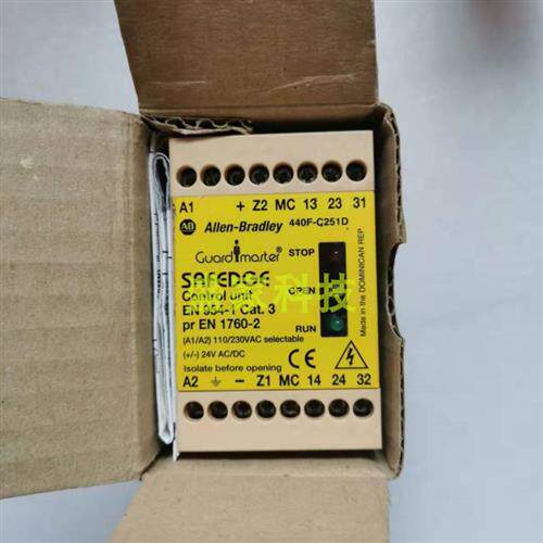 原装正品进口AB 安全继电器SAFEDGE,订货号440F-C251D议价现货