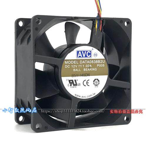 8CM厘米8038 12V 1.02A暴力大风力服务器散热风扇DATA0838B2U