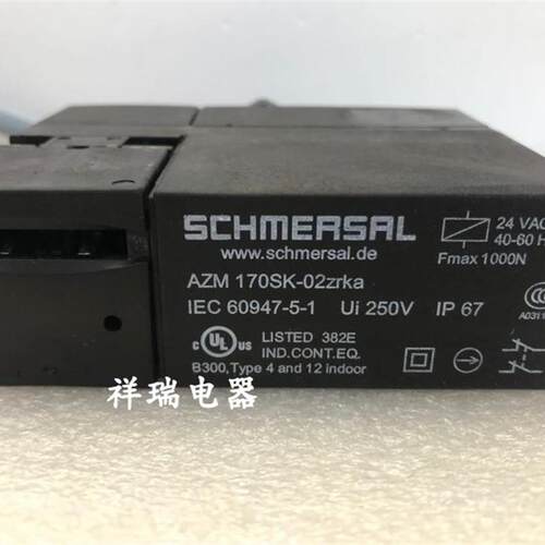 原装SCHMERSRL安全门锁开关AZM 170SK-02ZRKA 24VAC/DC