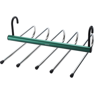 折叠裤架衣架家用挂裤子专用收纳不锈钢神器裤夹子无痕多功能多层