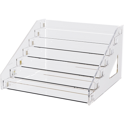 吧唧透明收纳盒桌面展示架