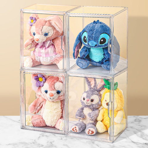 全透娃娃收纳盒防尘防潮