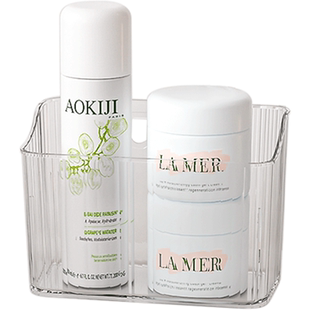 化妆品收纳盒子箱透明口红刷架子置物架梳妆台护肤品桌面壁挂墙上