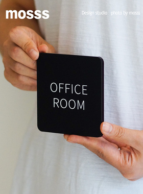 ins磨砂亚克力门口招牌 咖啡店广告展示牌工作室logo公司牌匾定制