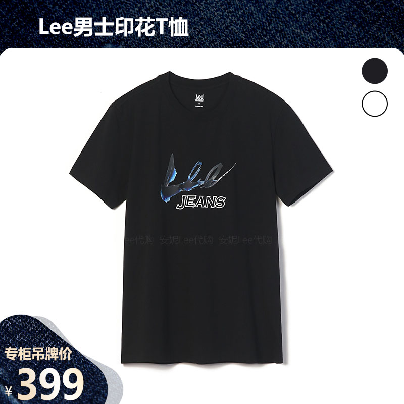 Lee短袖休闲青年印花T恤商场款