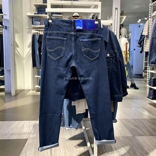 LEE冬加绒中腰宽松锥形直筒男士牛仔裤厚LMB256731209163-898L00