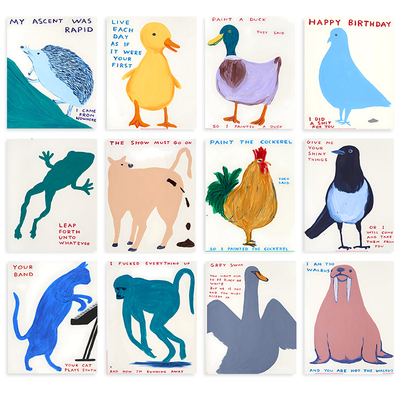 插画师Davidshrigley大卫版画