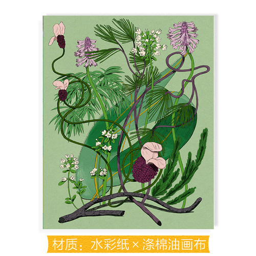 插画师Karlotuta Freier高级感漫画复刻艺术装饰画芯民宿挂画内芯