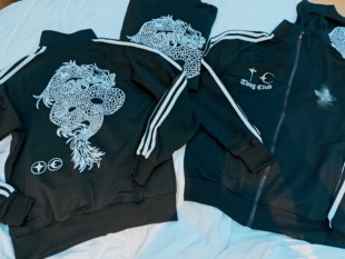 【顶系列】Thug club联名龙纹外套运动夹克 有标无标双款重磅