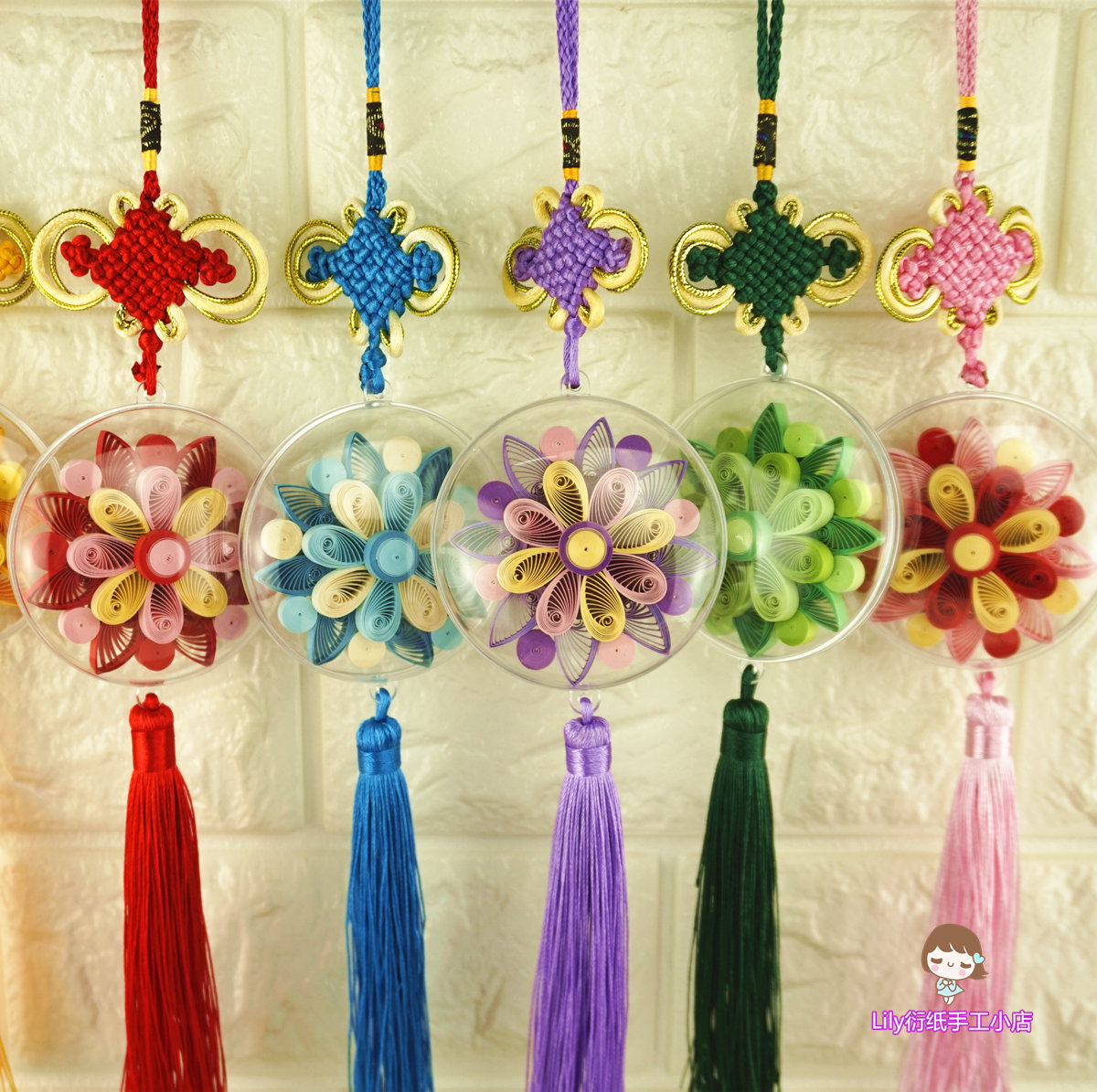 衍纸材料包套装diy折纸简易亲子暖场幼儿园小学新年母亲节吊挂饰