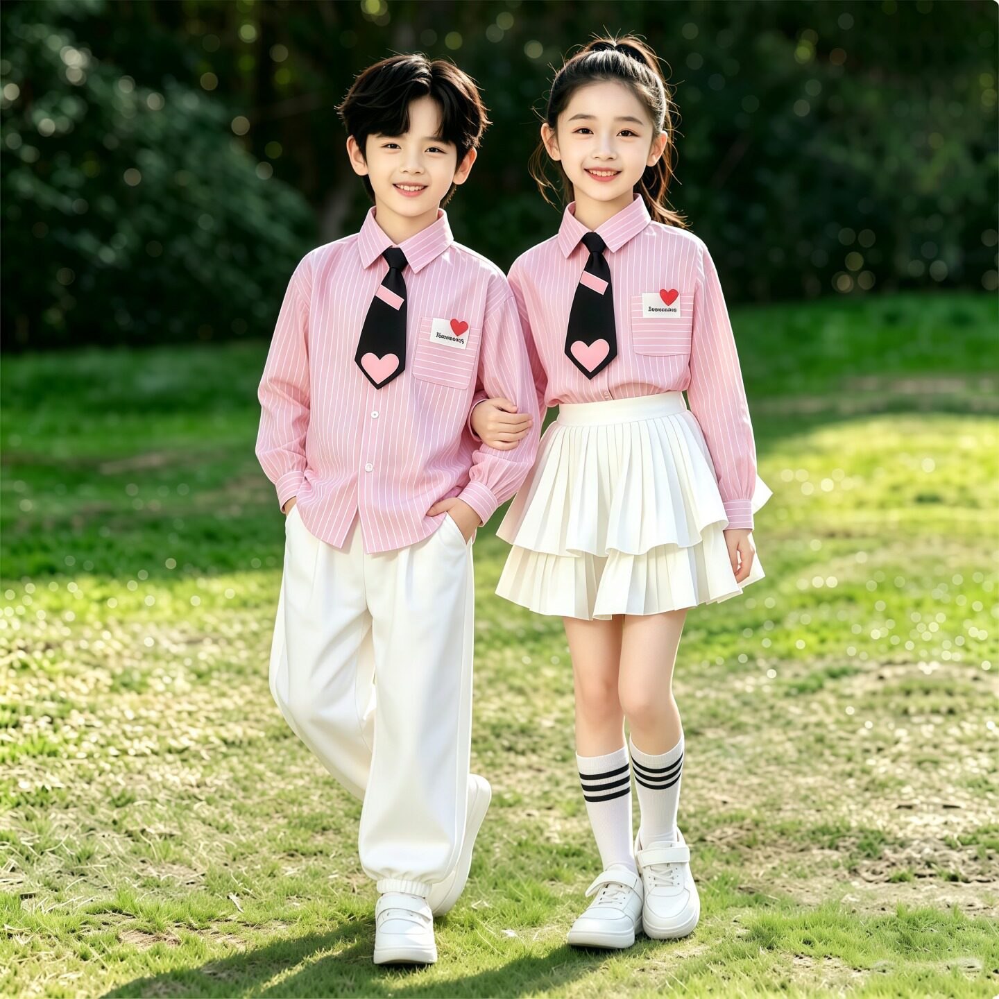 儿童演出服小学生运动会开幕式服装班服套装合唱表演服幼儿园园服
