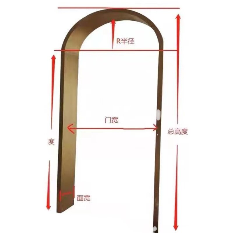 不锈钢拱门圆弧定制垭口门套收边条半圆形门框天花吊顶U型装饰i.