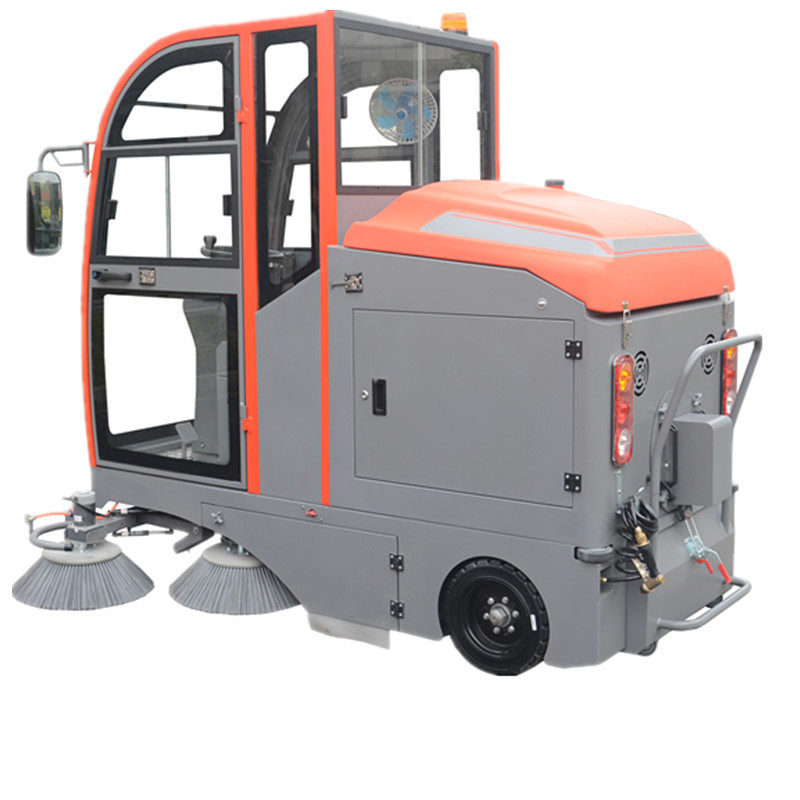 s9全封闭驾驶式扫地车工厂车间小区商用扫地机道路环卫洒水清扫车