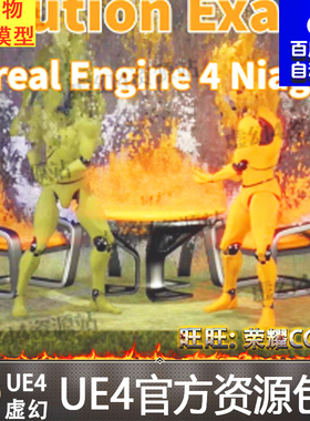 UE4溶解消散对象消散虚幻4 特效 Niagara Dissolution Examples