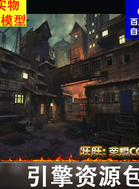 UE5欧洲街道工业棚户区Modular Street Industrial Slums Alley