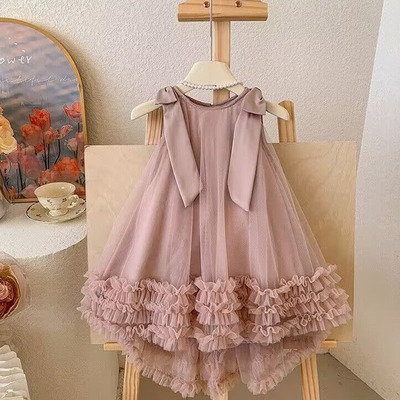 女童连衣裙夏装网纱公主裙礼服裙