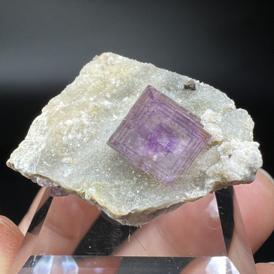 紫框幻影萤石Fluorite 精品矿物晶体矿物标本矿石原石宝石观赏石