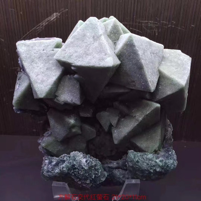 石棉交代萤石Fluorite 精品矿物晶体矿物标本矿石原石宝石观赏石