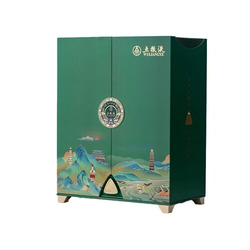 五粱液普五空盒端午礼盒空盒500ml*2瓶容量 注意是空盒没有酒