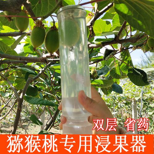 猕猴桃浸果器膨果器膨大浸果沾果蘸药双层塑料省药浸果器包邮剂