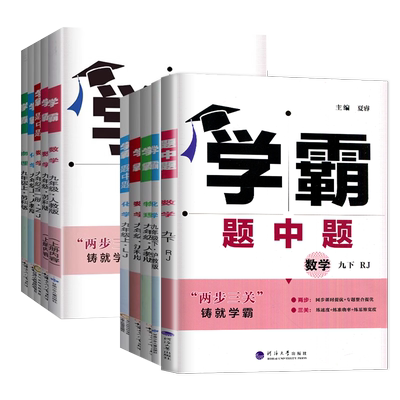 2026学霸题中题九年级上下册 语文数学英语物理化学任选9年级同步初三教材课时各版本人教版苏科版译林版浙科版江苏版提优练习册
