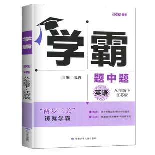 译林版2026春学霸题中题八年级下册英语江苏版 8年级下 同步初二同步课时提优教辅阶段综合练习册专题整合学霸尖子生中学教辅