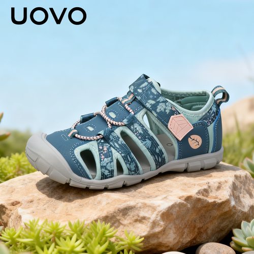 uovo夏季儿童凉鞋包头男童
