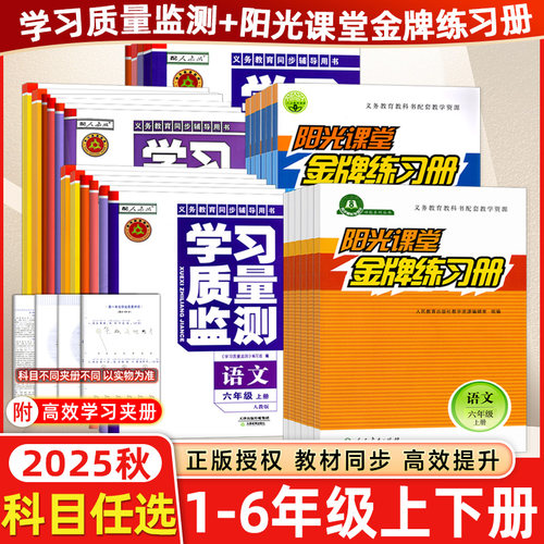 学习质量监测+阳光课堂练习册