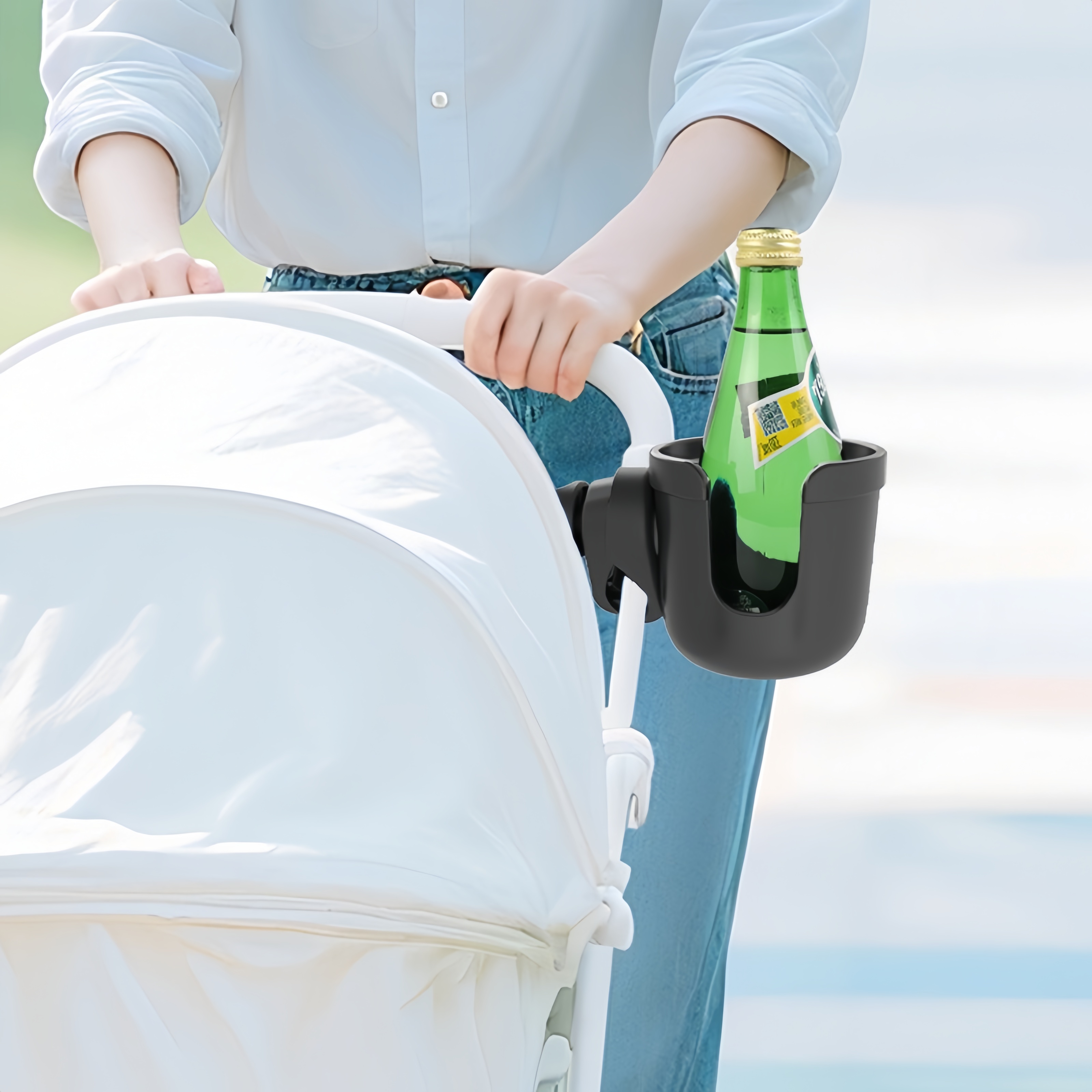 joycare婴儿车杯架适配把手奶瓶