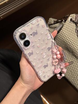 西多士创意卡通可爱汉堡猫咪带链条适用苹果17promax手机壳iPhone15女新款14少女16网红15Pro防摔14pro保护套