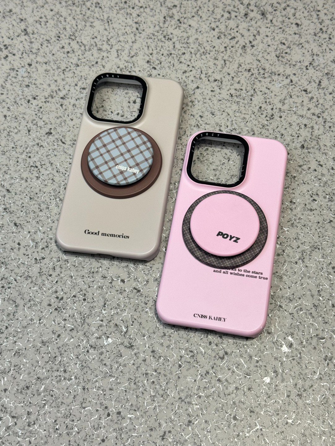 西多士韩系复古ins风拼接格纹磁吸支架手机壳适用苹果17PRO新款iPhone16promax全包保护套14pro磨砂13硬15
