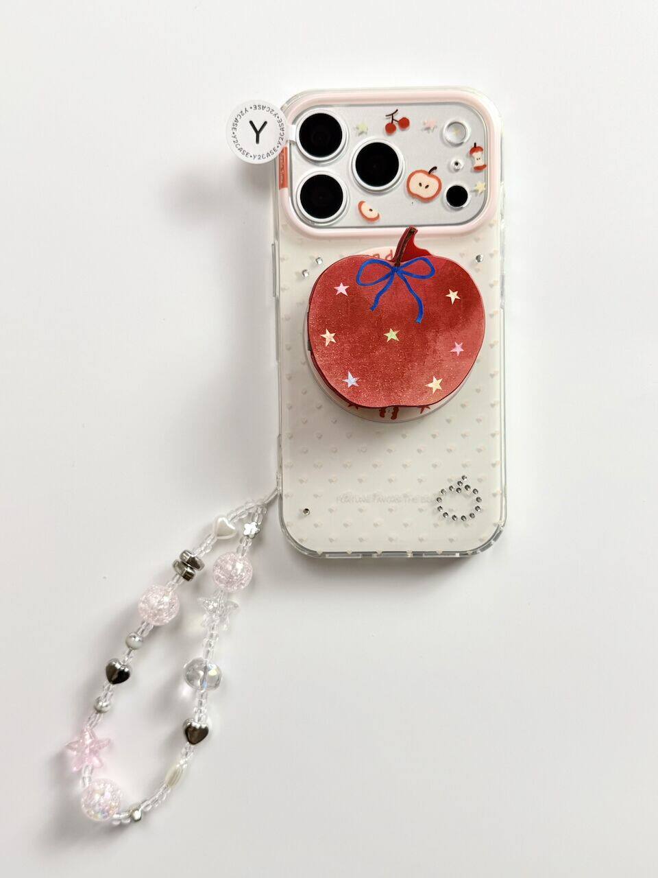 西多士磁吸•ins风创意星星红苹果镜子IMD双层手机壳适用iPhone17新款苹果16日韩ins15小清新日韩