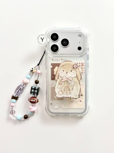 西多士磨砂可爱摇摇乐兔子日记IMD双层手机壳适用iPhone18新款苹果17日韩卡通16小清新15