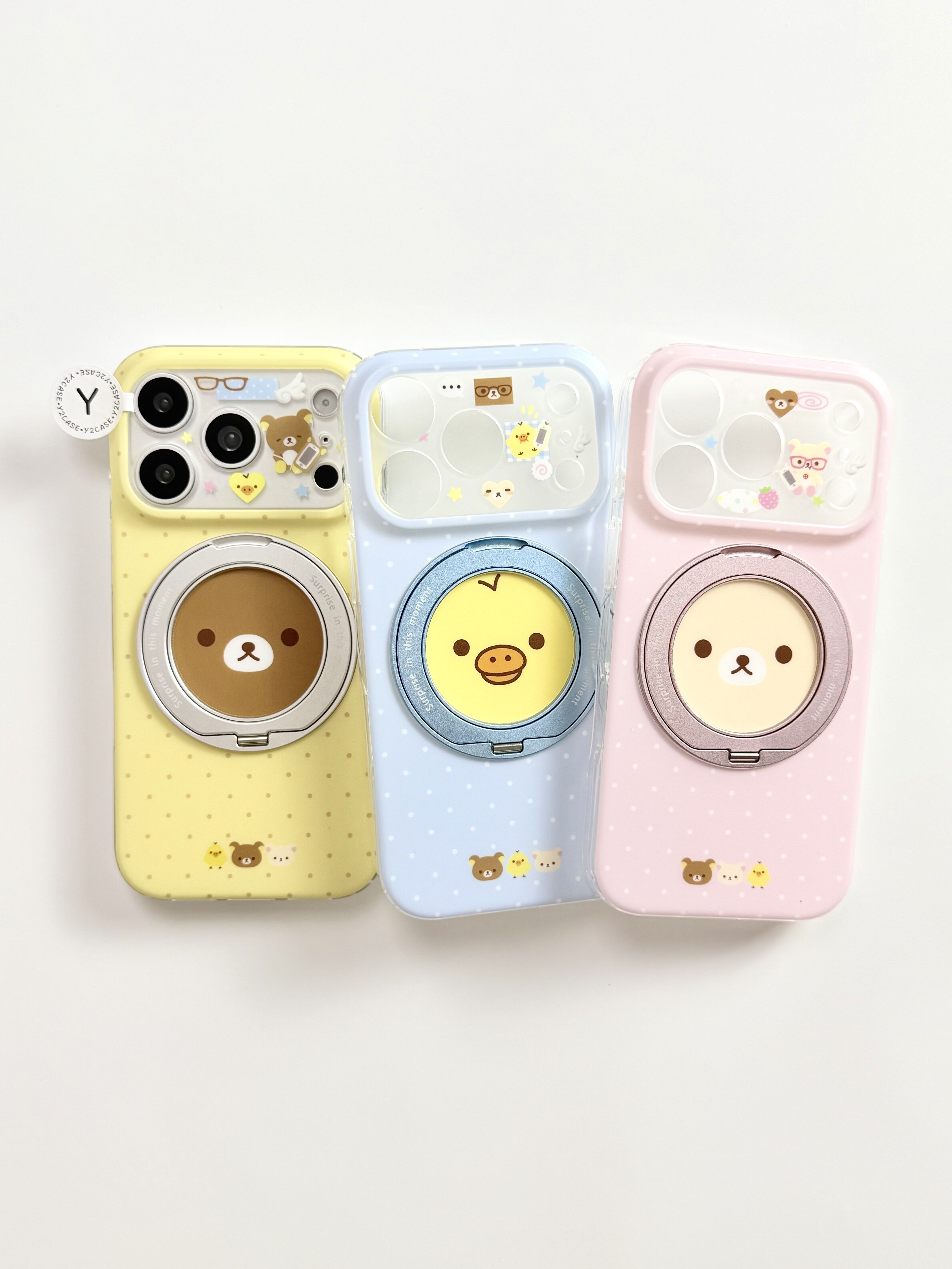 西多士支点卡通可爱轻松熊鼻孔鸡IMD双层手机壳适用iPhone18新款苹果17日韩ins16