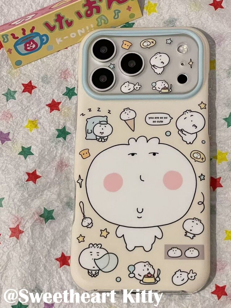 西多士ins古早可爱搞怪包子适用iphone17promax苹果16手机壳15少女