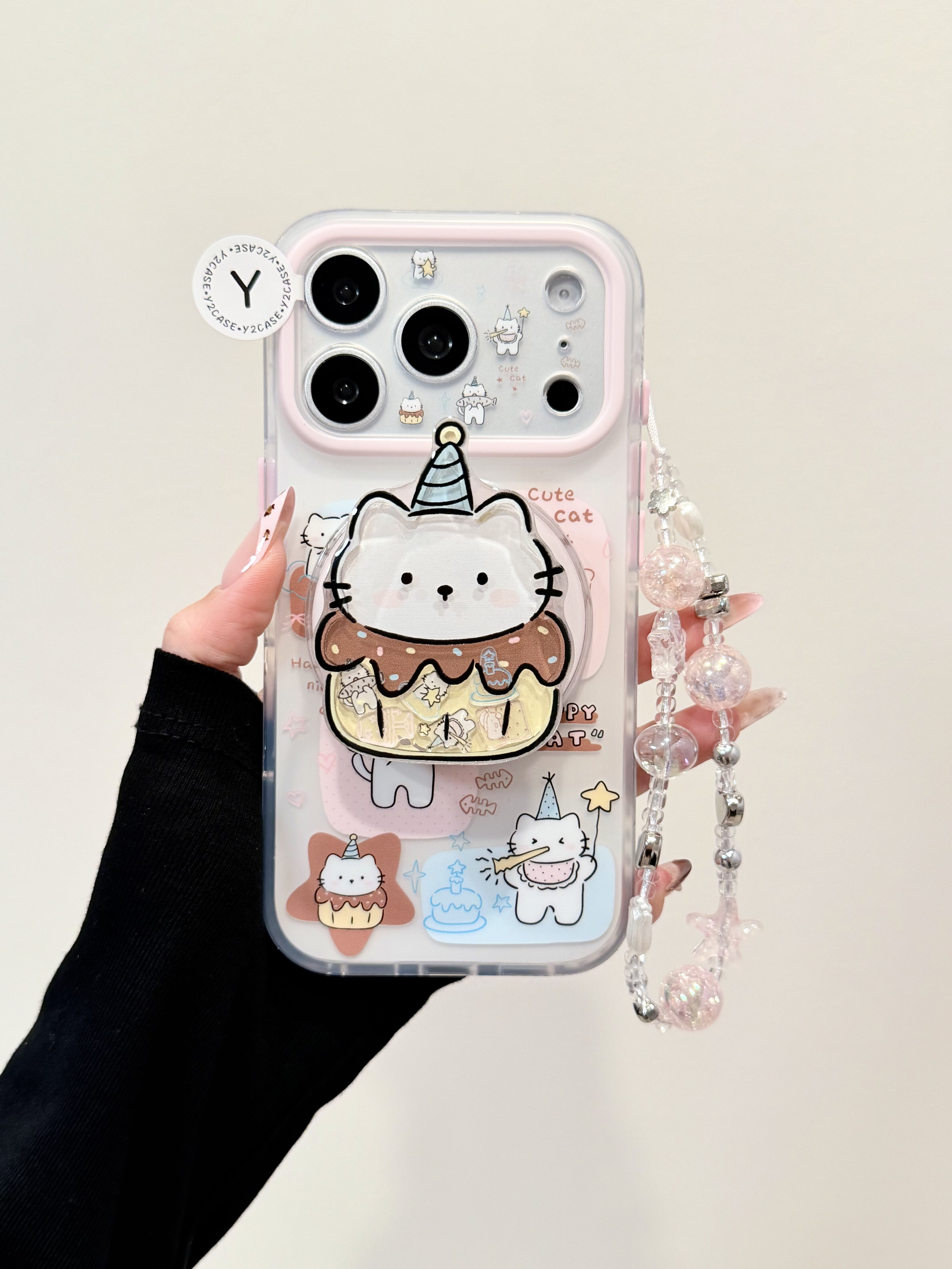 西多士磁吸磨砂可爱的小猫纸杯蛋糕IMD双层手机壳适用iPhone17新款苹果16日韩卡通ins15个性创意