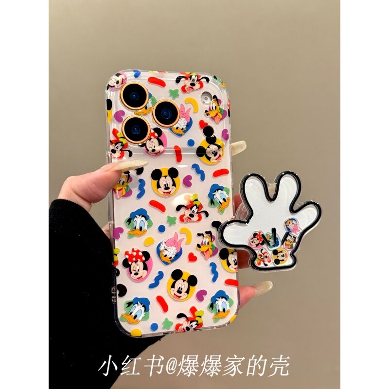 西多士适用苹果iphone17promax潮牌手套16pro摇摇支架15ins创意14手机壳