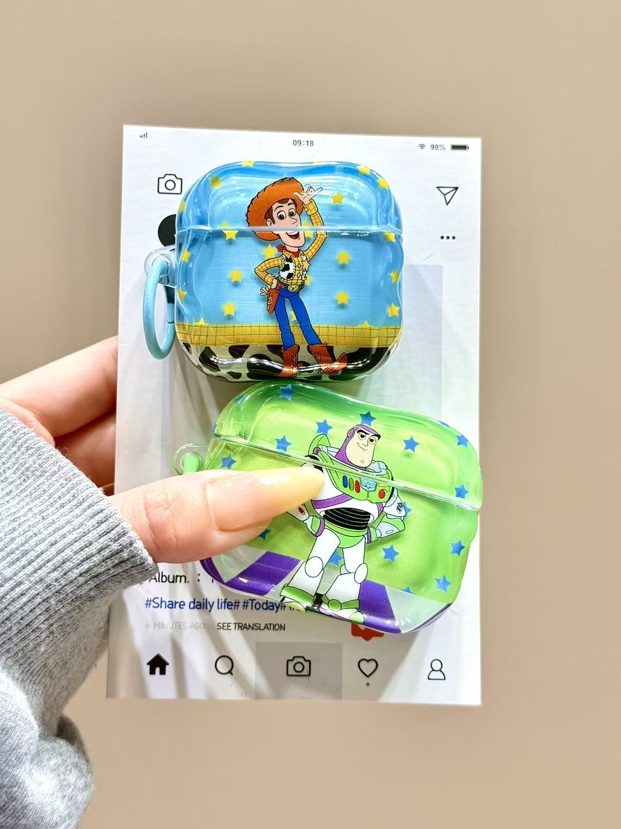 西多士动漫巴斯胡迪IMD耳机壳适用苹果airpods4耳机壳airpodspro3代1/2