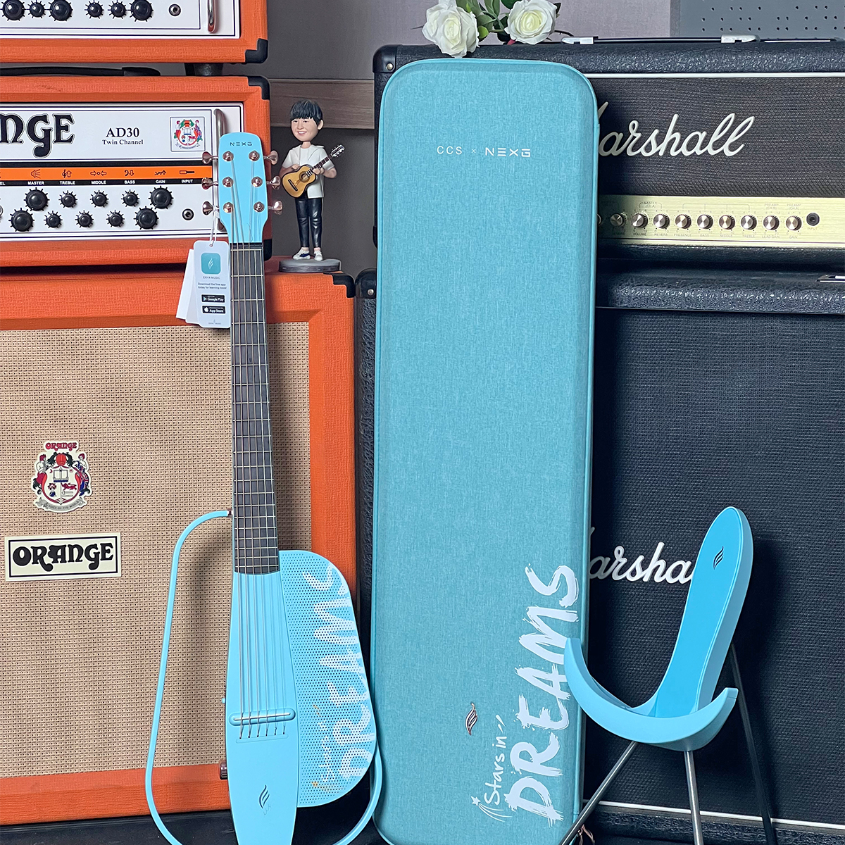 ENYA恩雅碳纤维民谣智能音响吉他